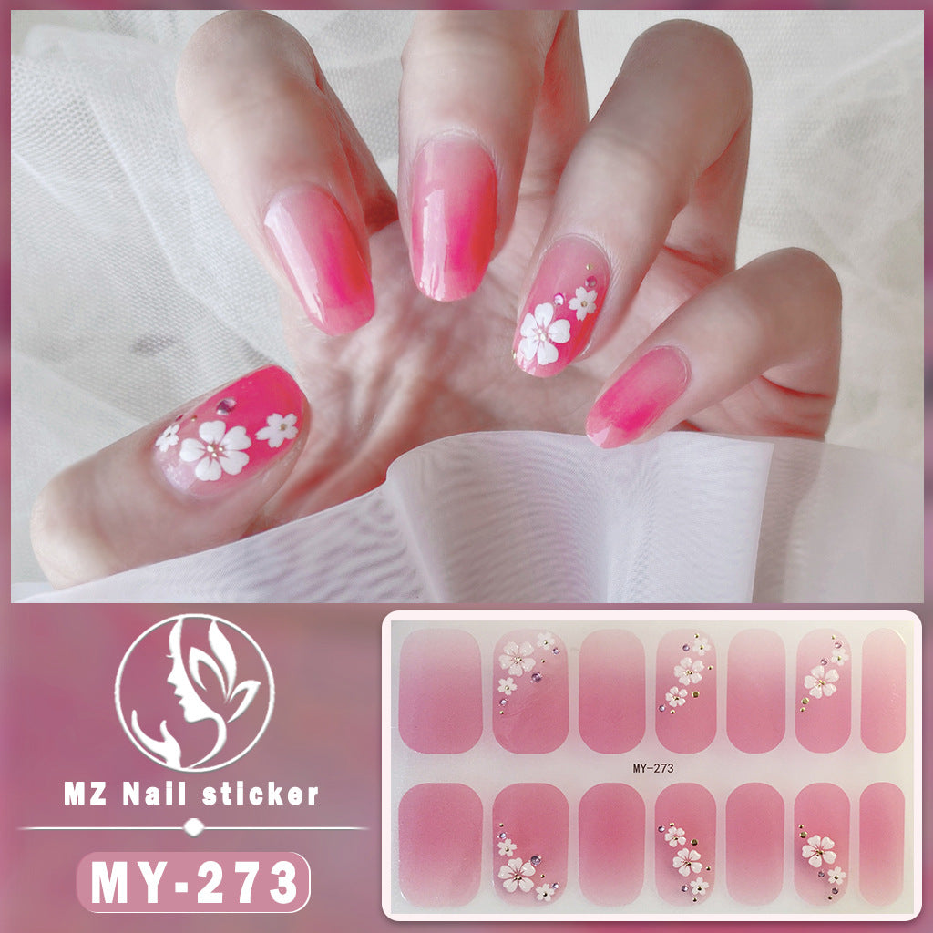 Wholesale MY Butterfly Baking Free Gel 5D Waterproof Diamond Like Nail Polish Stickers