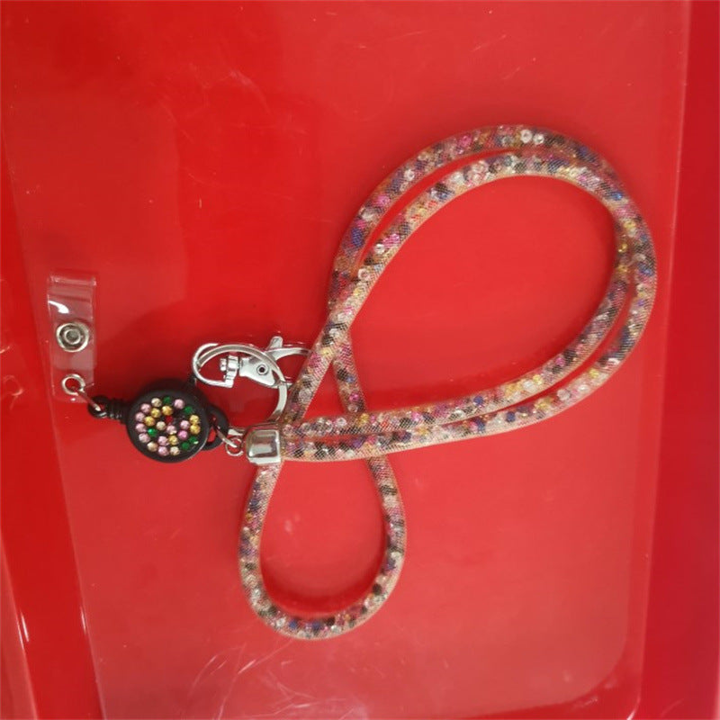 Wholesale Plastic Fishing Nets with Diamond Hanging Ropes and Keychains