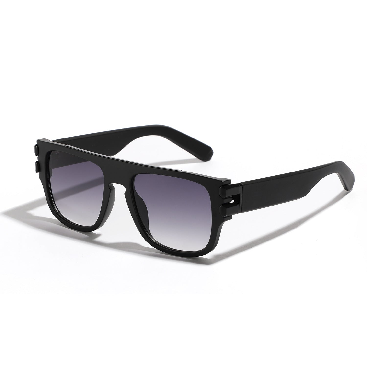 Wholesale Square Large Frame Transparent PC Sunglasses