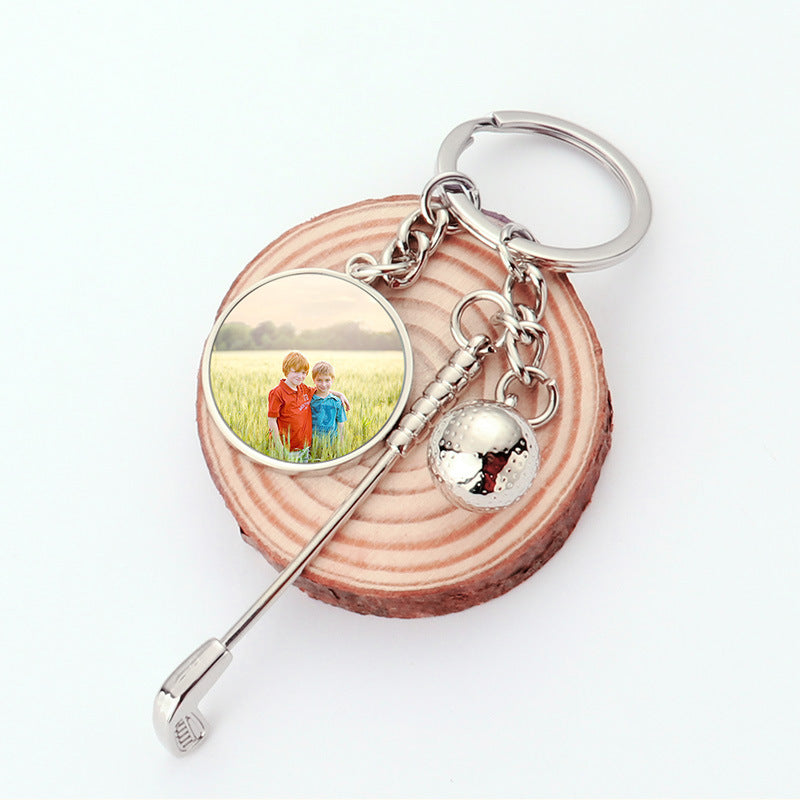 Wholesale Baseball  Football Hockey Ball Sports Series Metal Keychain