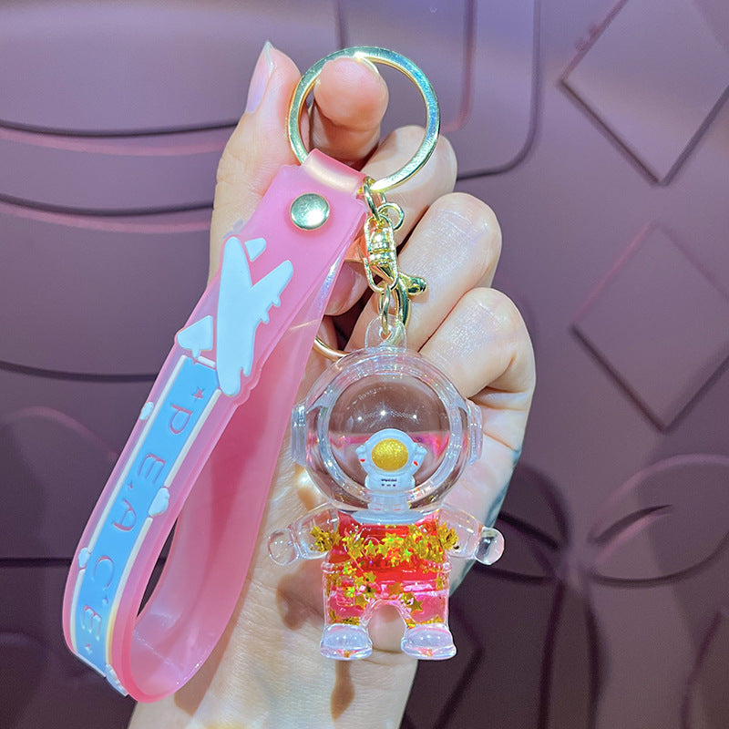 Wholesale Cute Cartoon Astronaut Spaceman Couple Keychain