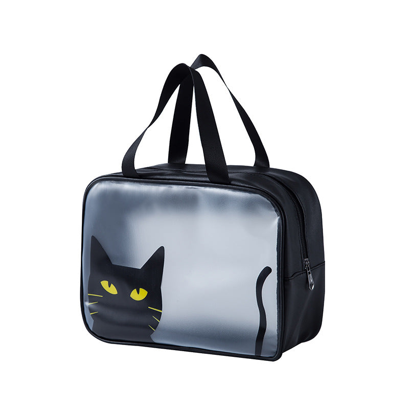 Wholesale TPU Dry Wet Separation Wash Bag Waterproof Handheld Makeup Bag