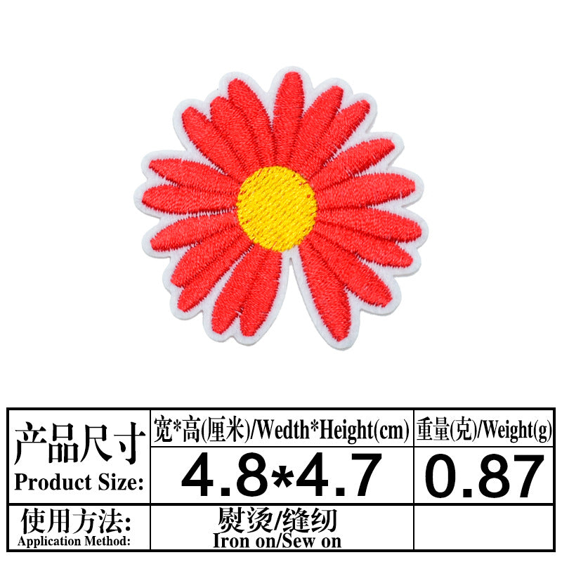 Wholesale Trendy Embroidery Patches Cloth Applique For Clothing Shoes Bags DIY Decorative Accent