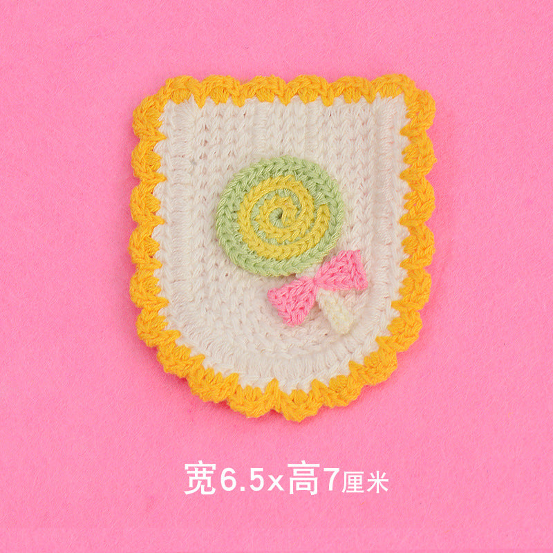 Wholesale Cute Cartoon Embroidered Fabric Patches With Floral And Fruit Designs For Clothing And Bags