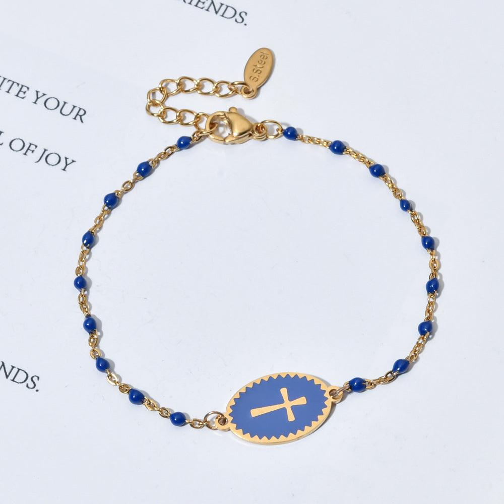 Wholesale Stainless Steel Cross Bracelet