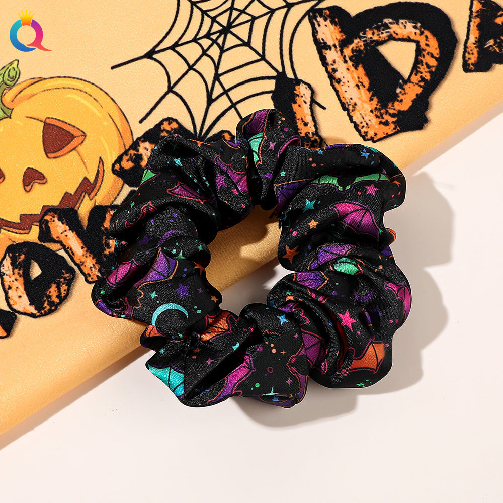 Wholesale Halloween Large Intestine Hair Ring, Pumpkin Skull, Personality Holiday Hair Rope