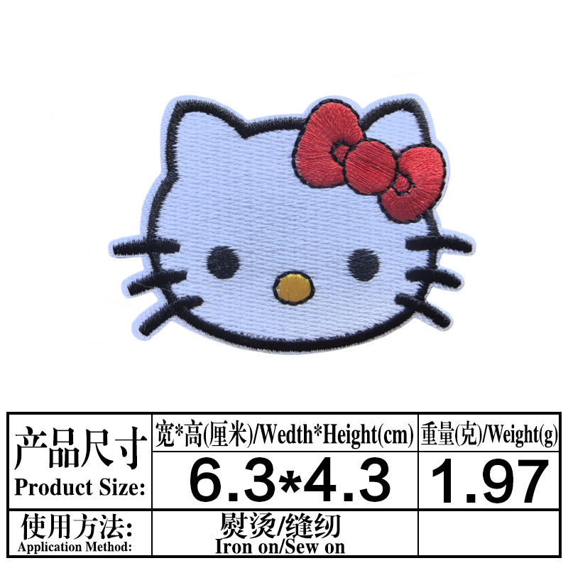 Wholesale DIY patchs cute cat patch children' s clothing bag OLY Exclusive