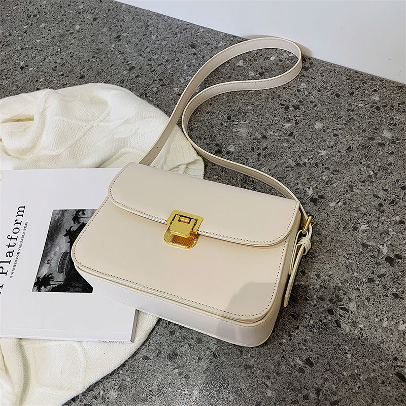 Wholesale Autumn and Winter New PU Texture Crossbody Crossbody Solid Color Simple Small Square Bag