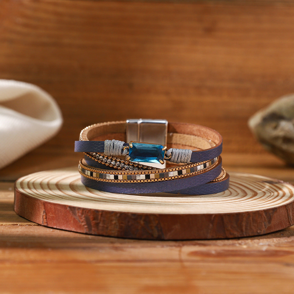 Wholesale Retro Street Style Bracelet  Layered Bracelet Set