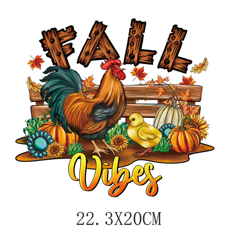 Wholesale Colorful Thanksgiving Heat Transfers   UV DTF Ready to Press Transfers Wraps