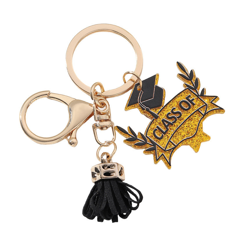 Wholesale Graduation Season Bachelor Cap Tassel Acrylic Keychain