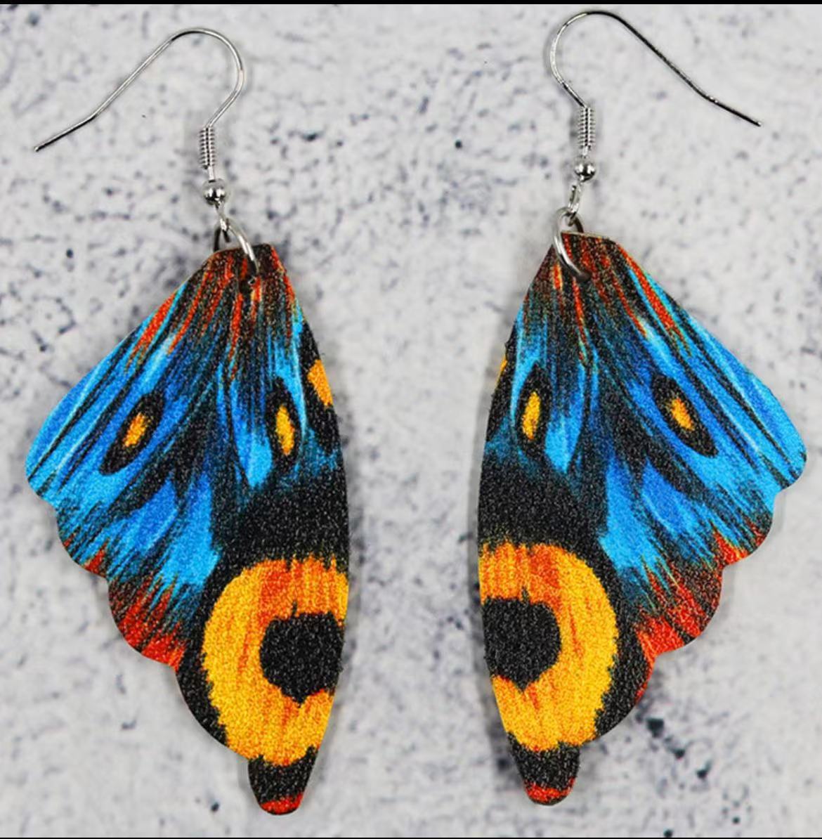 Wholesale Butterfly Wing Earrings,  Eco-Friendly Leather Earrings