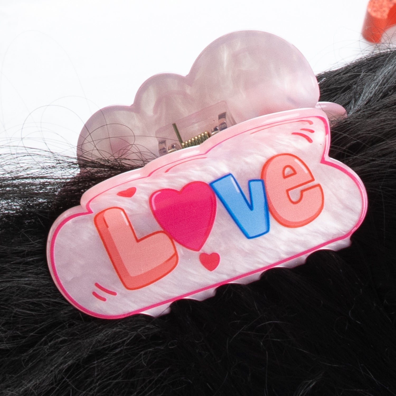 Wholesale Valentine's Day pvc 6cm  Autumn and Winter Hairpins