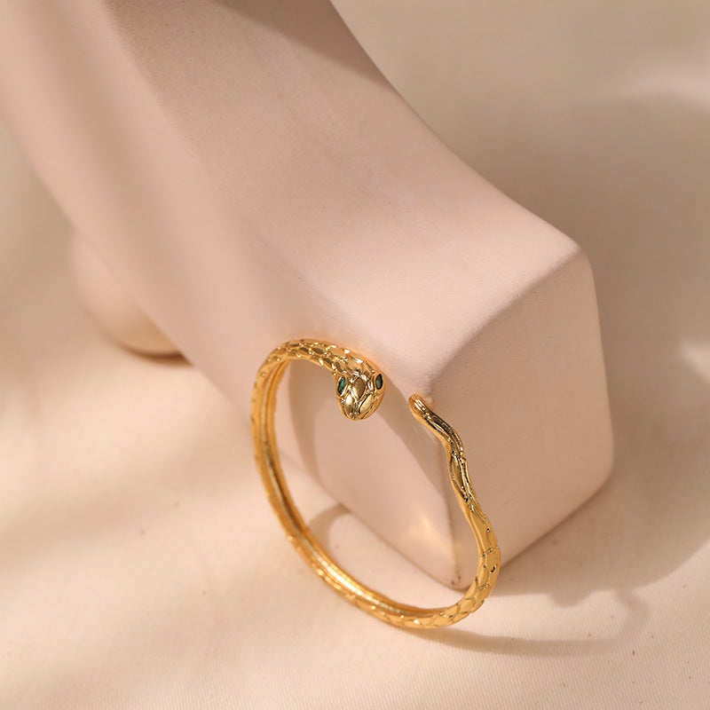 Wholesale Vintage Gold Plated Snake Bracelet