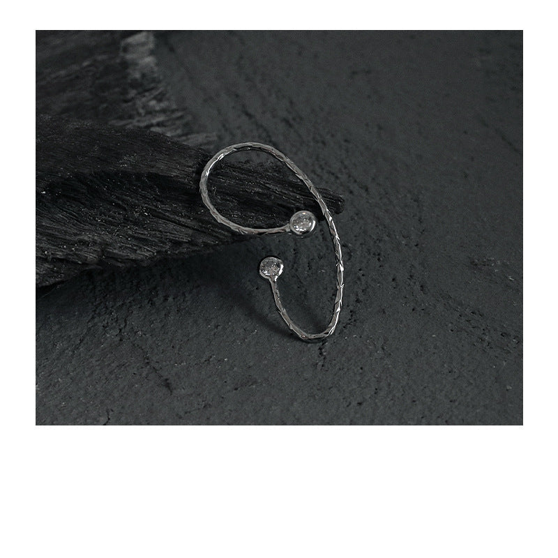 Wholesale Irregular Line Zircon Inlaid Ear Cuff