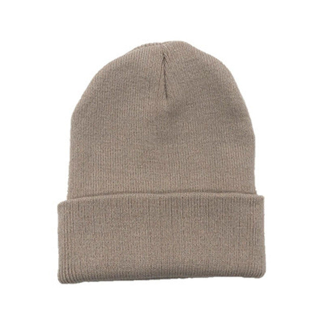 Wholesale Winter Outdoor Warm All-match Simple Wool Hat Beanie