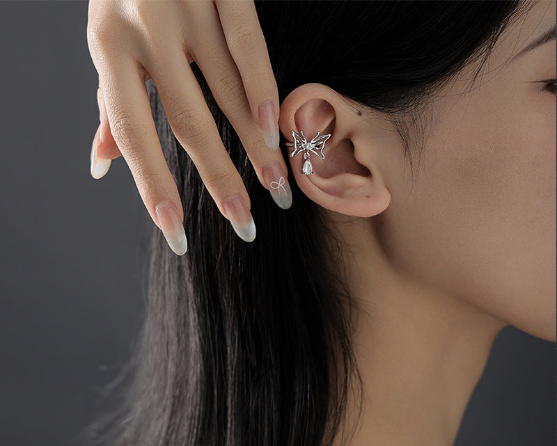 Wholesale Zircon ear clip without hole
