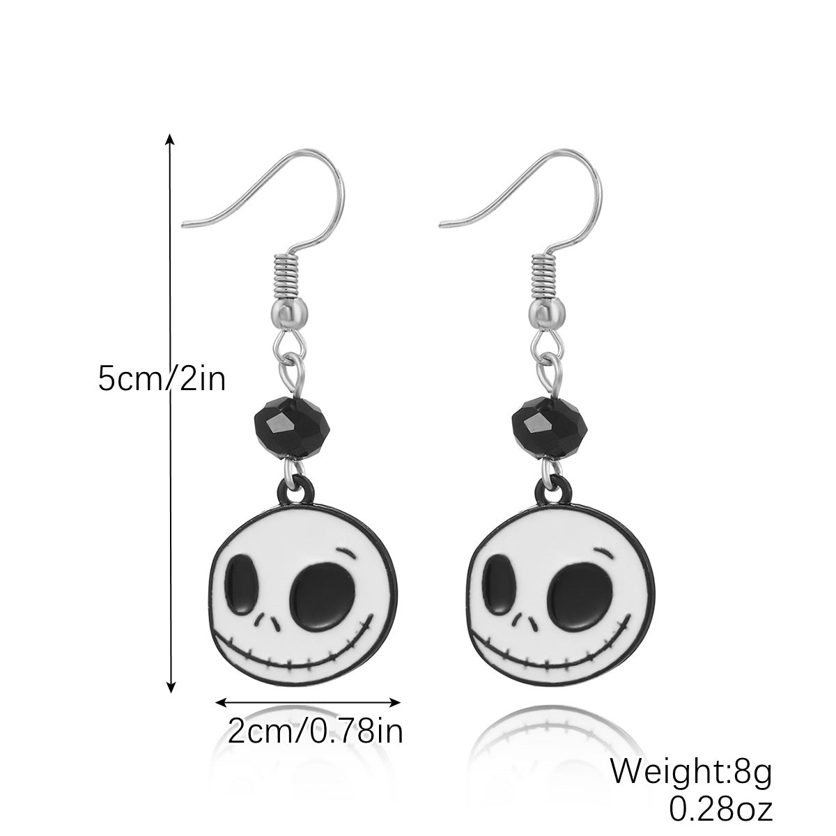 Wholesale Halloween Pumpkin Bat Skull Earrings Set