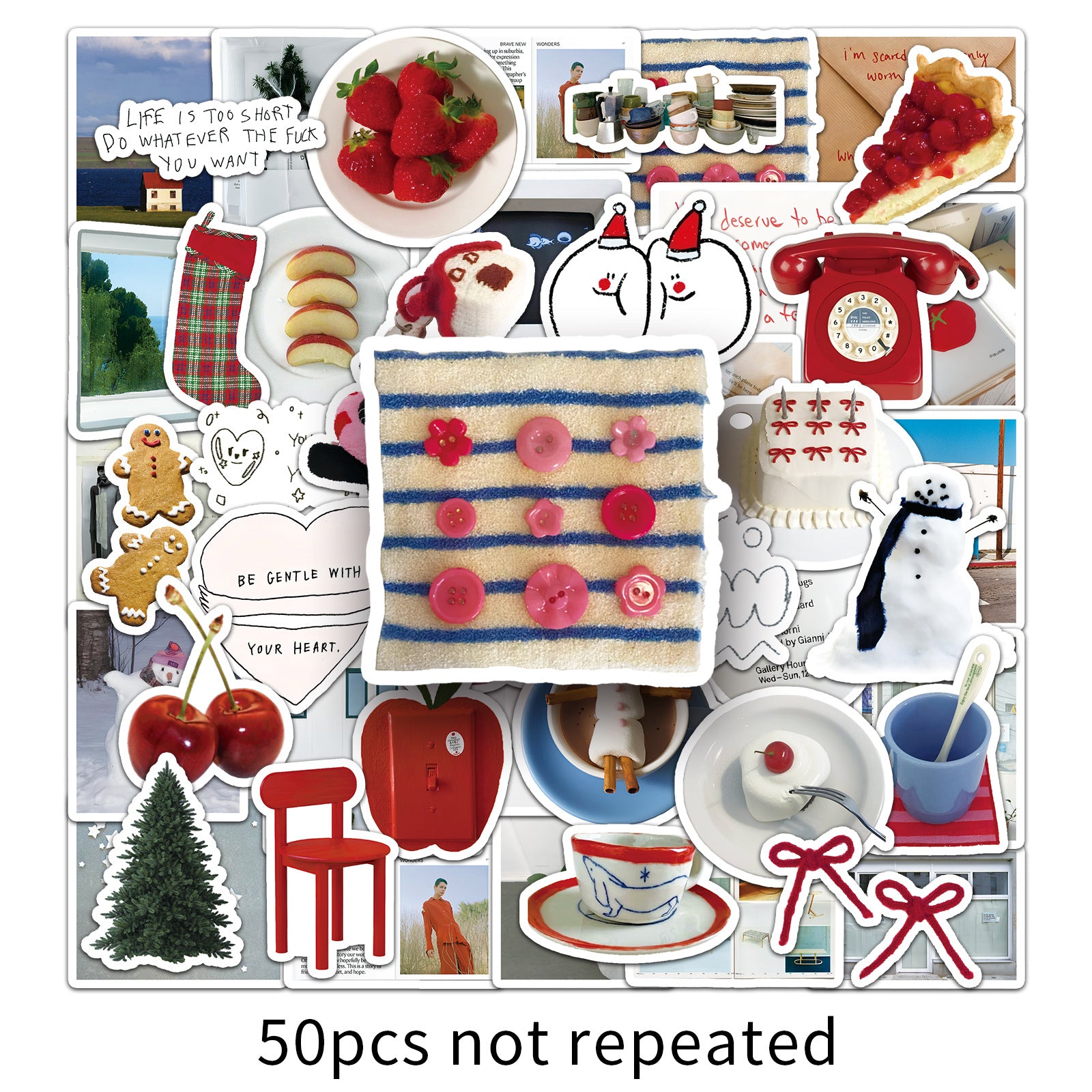 Wholesale 50pcs Daily Life Handbook Series Stickers