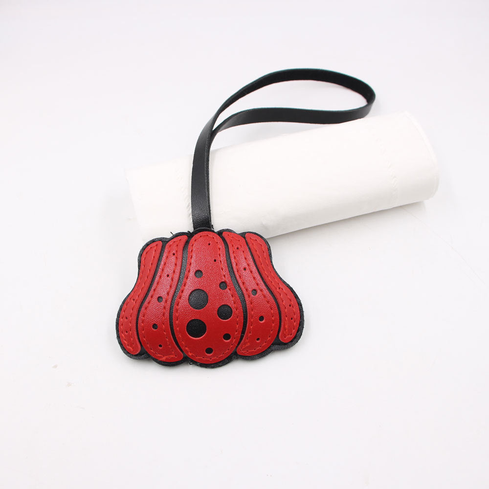 Wholesale Artificial Leather  Pumpkin Lanyard Bag Charm Trendy Fashion Accessory For Party Gifts