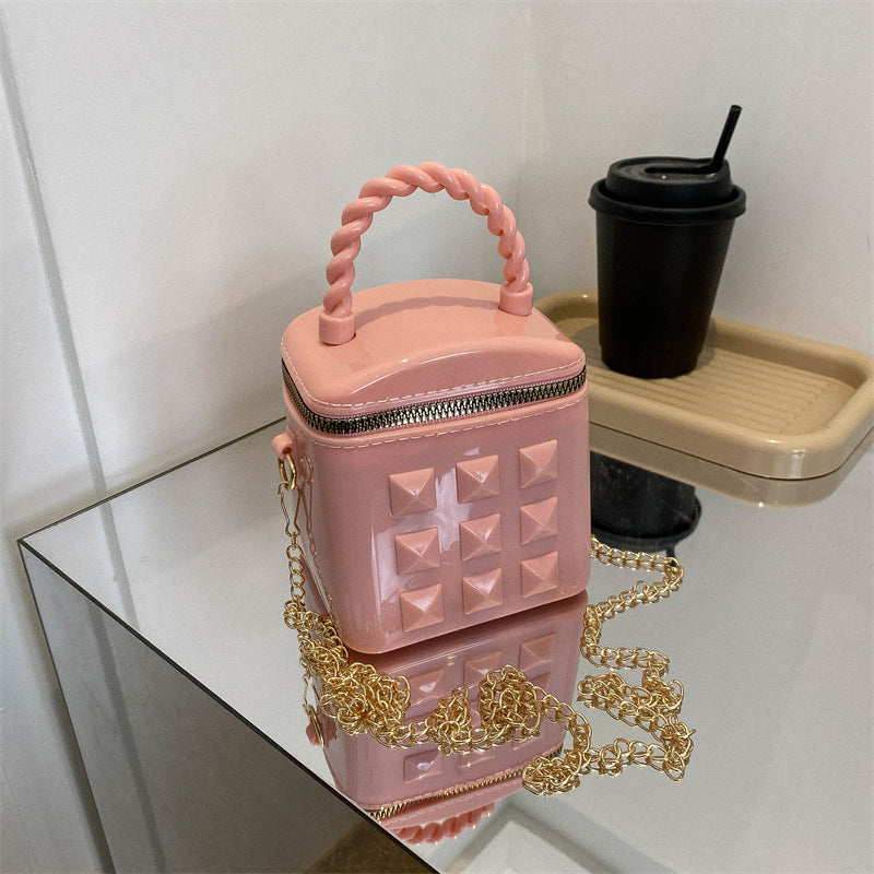 Bolsa para niños de PVC en relieve al por mayor rombo