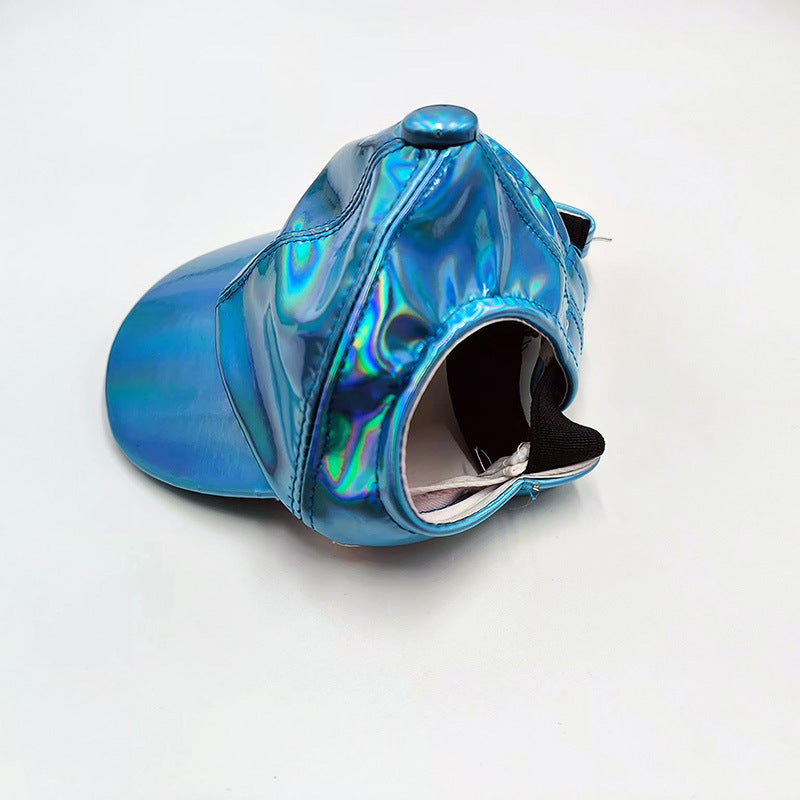 Wholesale laser baseball cap magic color pet cap