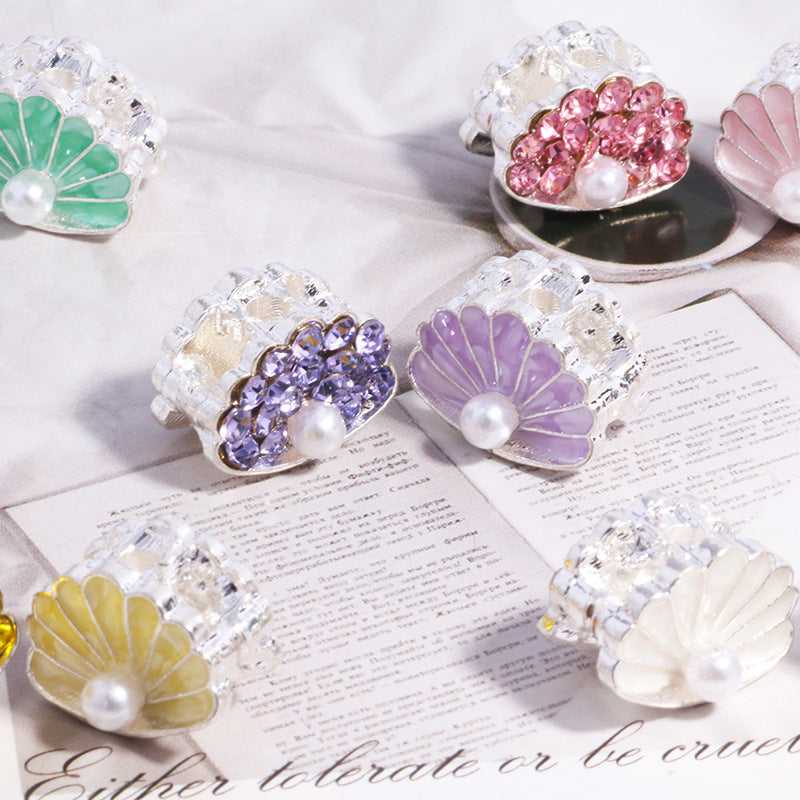 Wholesale 6pcs/pack 3D double-sided small fan four-hole DIY loose beads