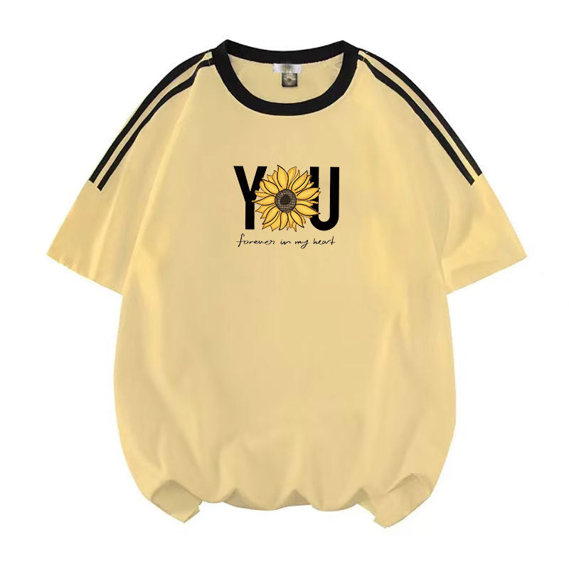 Wholesale 5pcs/pack  Sunflower heat transfer sticker pattern   UV DTF Ready to Press Transfers Wraps