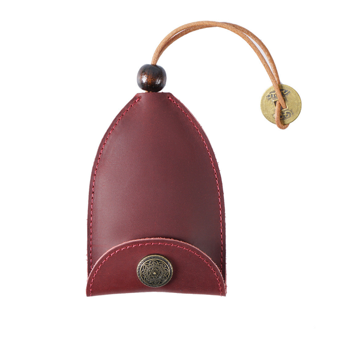 Wholesale Genuine Leather Small Bag Leather Keychain