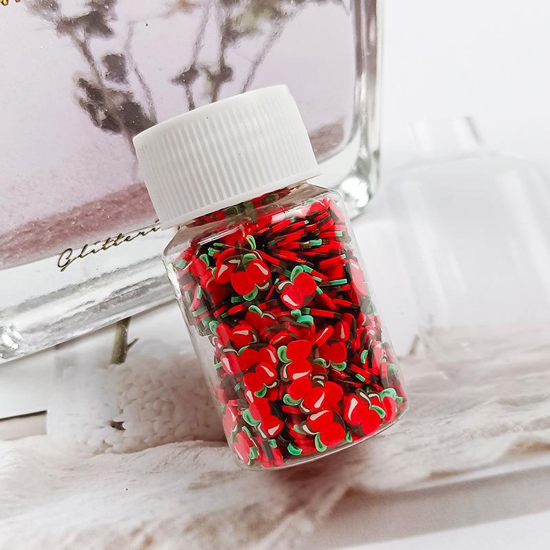 Wholesale Fruit clay slices 20ml small bottle 15g