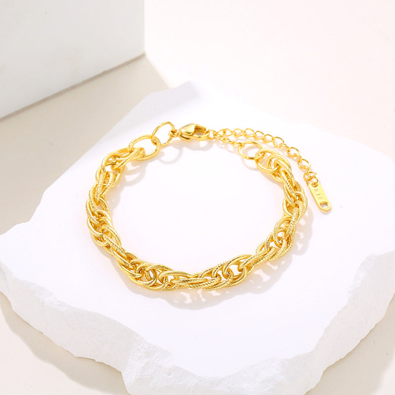 Wholesale Stainless Steel Earrings Bracelet Necklace Set