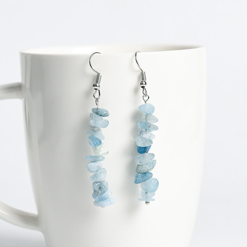 Wholesale Natural Crystal Creative Simple Earrings