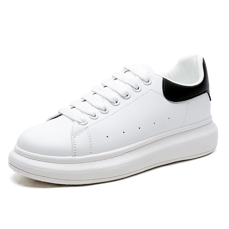 Wholesale Breathable Thick Sole Inner Height EVA White Shoes