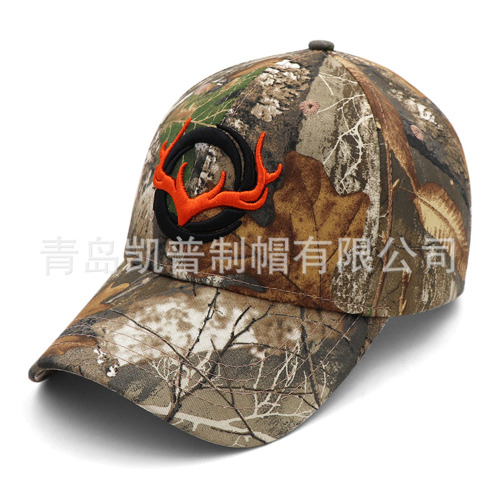 Wholesale Deer Embroidered Camouflage Outdoor Sports Baseball Hat