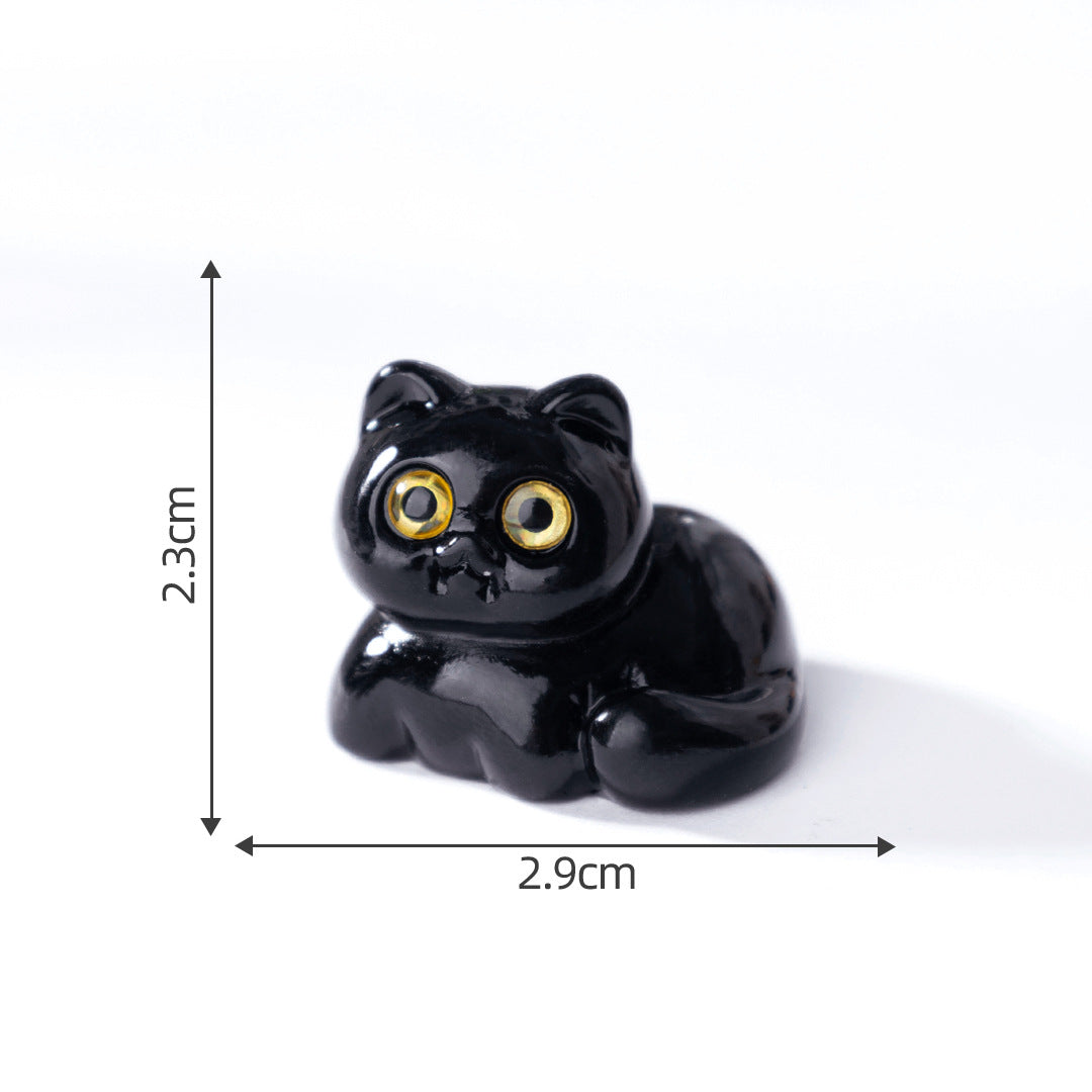 Wholesale Micro-landscape cat baby house mini car desktop small ornaments