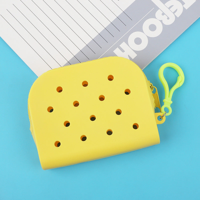 Wholesale New Creative Kids Cartoon Silicone DIY Hole Bag