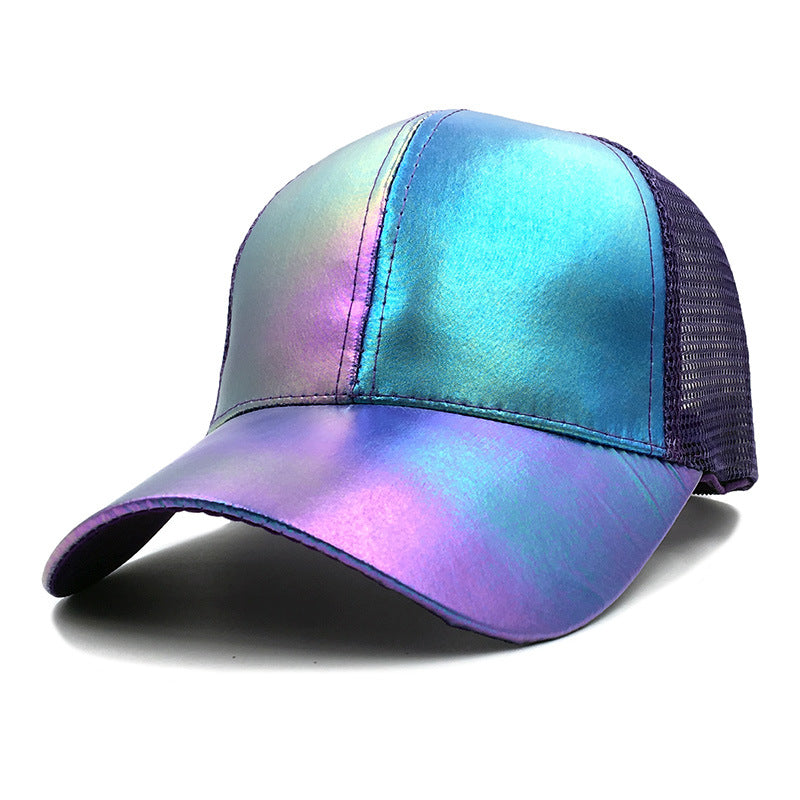 Wholesale Cotton Breathable Sequin Mesh Hat