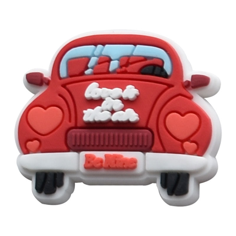 Wholesale Random 100pcs Red Valentine' s Day Series Croc Charms