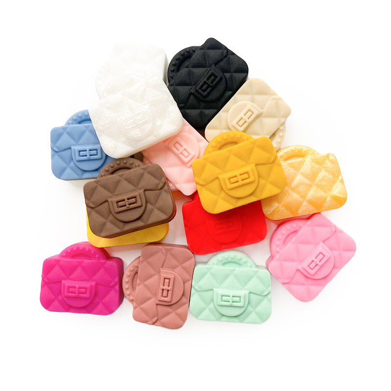 Wholesale 10PCS Silicone Backpack Shape Focal beads