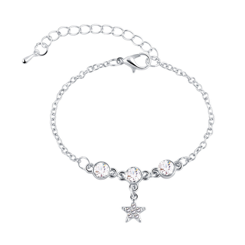 Wholesale Pentagram Simple Alloy Bracelet