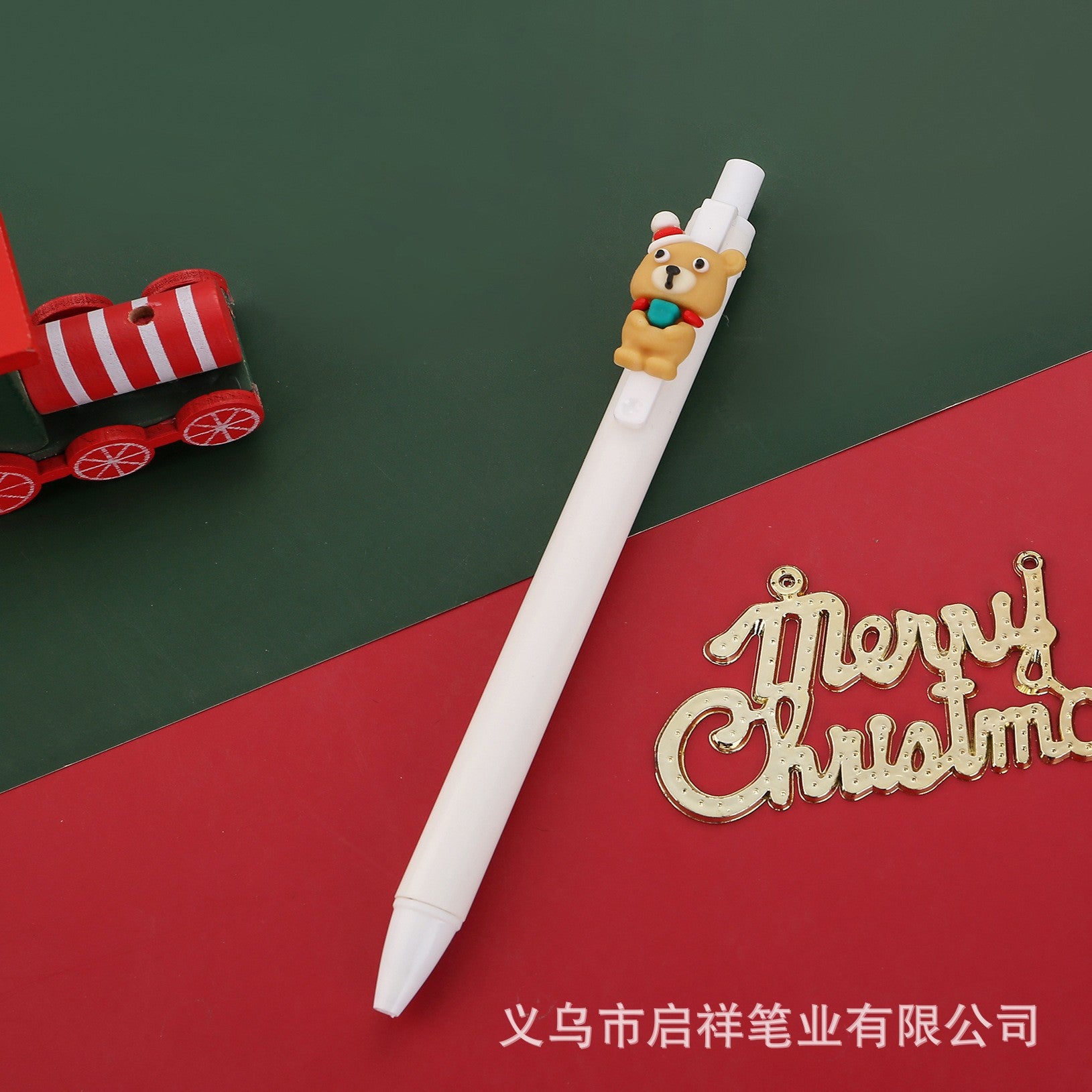 Wholesale Cute Christmas 3D Retractable  Pen