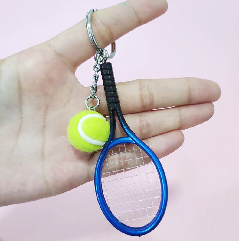 Wholesale Imitation Tennis Racket Keychain