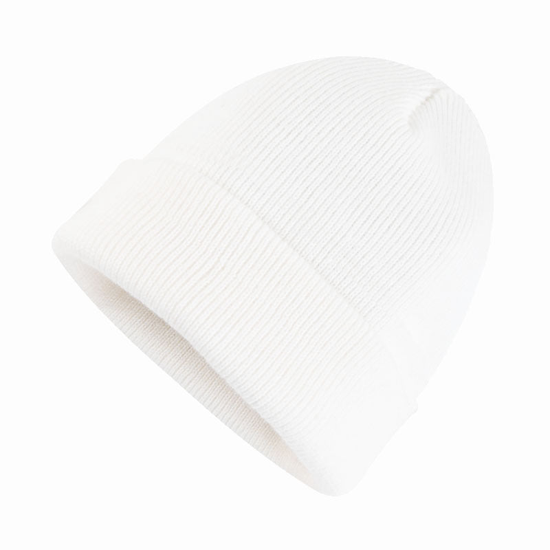 Wholesale Spot Wholesale Knitted Hats Winter Warm Solid Color Thickened Beanie