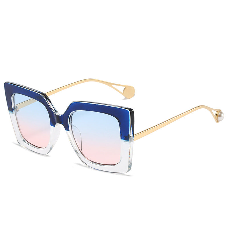 Wholesale Colorful Stylish Large Square Frame Sunglasses