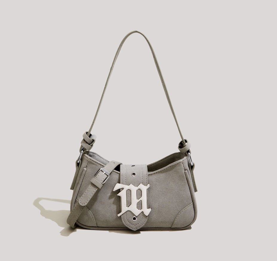 Wholesale Vintage Nubuck Suede Millennial Babes Underarm Crossbody Bag