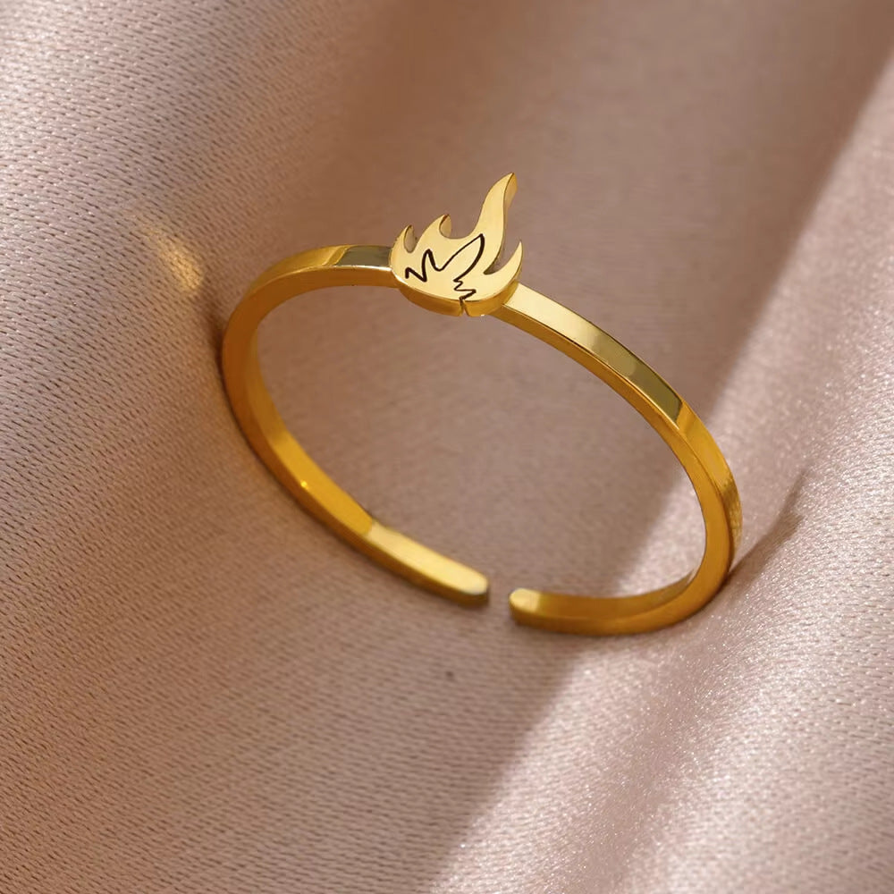 Wholesale Stainless Steel Ring Cross Couple Ring Heart-Shaped