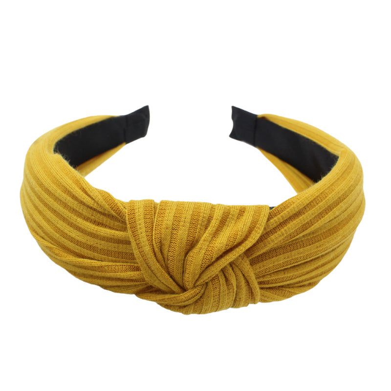 Wholesale Fabric Wide Edge Cross Headband