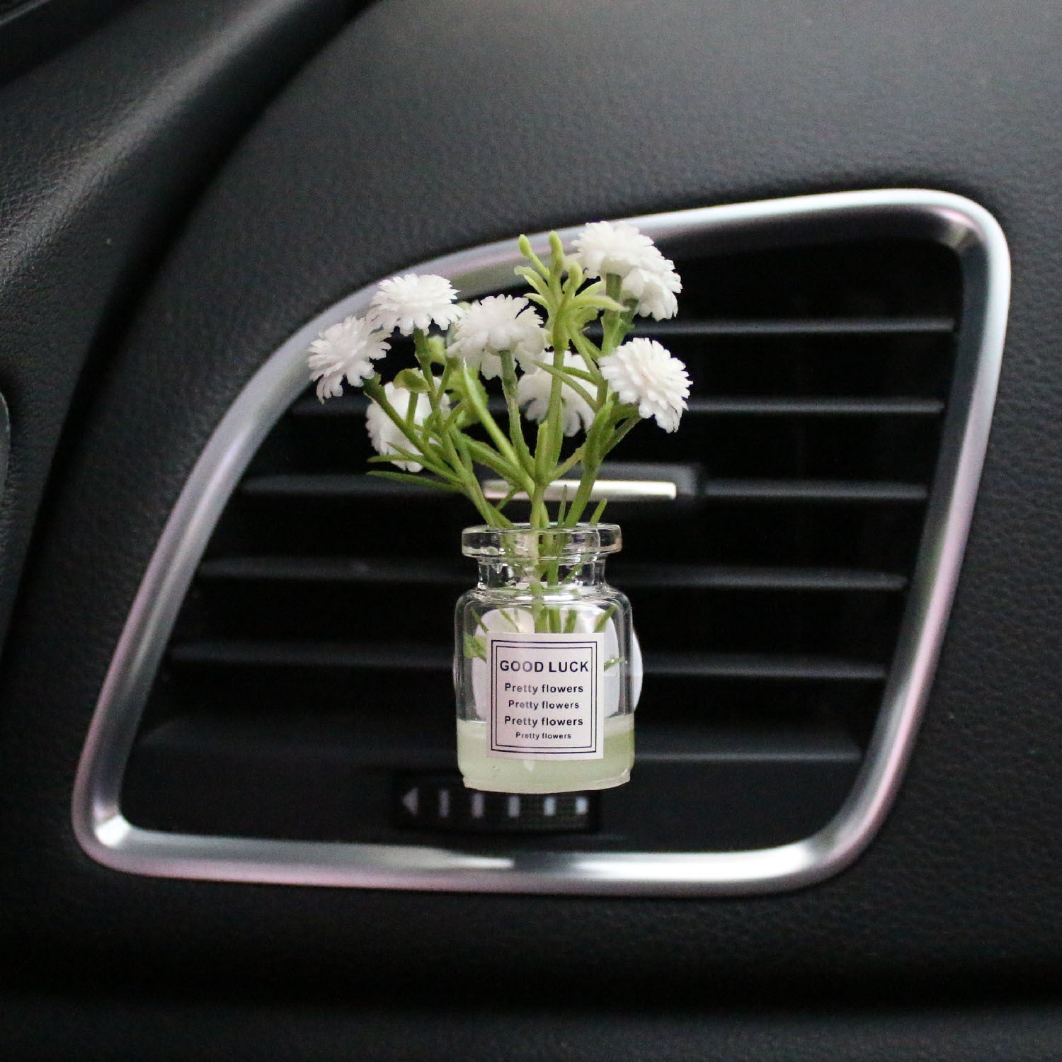 Wholesale Gypsophila Glass Vase Car Air Conditioning Vent Perfume Clip