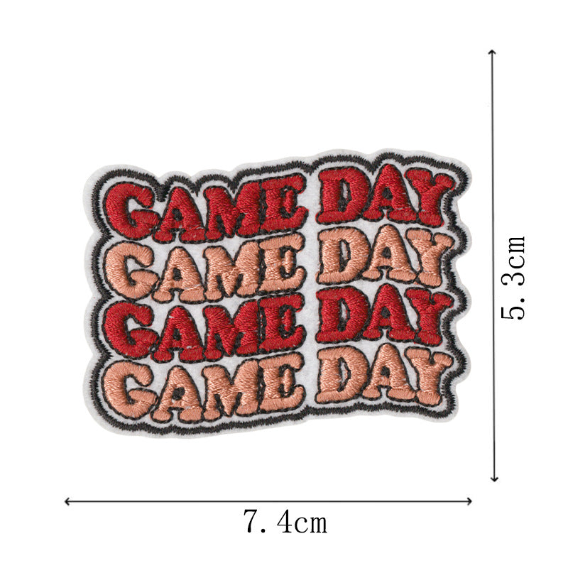 Wholesale Cartoon football embroidery DIY Patches