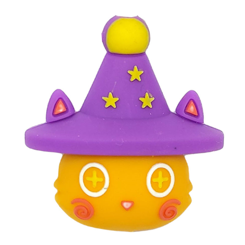 Wholesale   20pcs Cartoon Halloween  Silicon Beads   Focal Beads